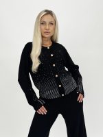 Set din tricot cu ștrasuri - imagine 3