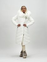 Jachetă lungă cu fermoar pe diagonală - imagine 11