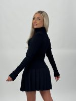 Pulover helancă cu model torsade - imagine 24