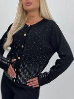 Set din tricot cu ștrasuri - imagine 6