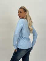 Pulover din lână la baza gâtului - imagine 6