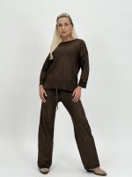 Set din tricot pulover și pantalon cu lurex - imagine 2