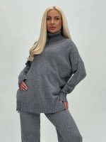 Set din tricot helancă și pantalon - imagine 15