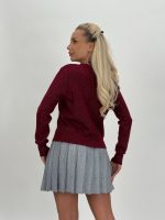 Pulover cardigan cu lurex - imagine 20