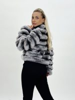 Jachetă scurtă din blană - imagine 11