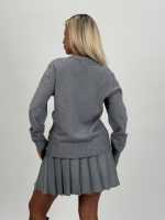 Pulover tricotat cu lurex - imagine 17