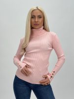 Pulover helancă cu butoni - imagine 16