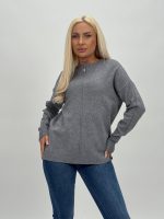 Pulover din tricot cu 3 nasturi - imagine 5