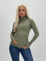 Pulover helancă cu butoni - imagine 32