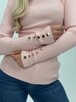 Pulover helancă cu butoni - imagine 18