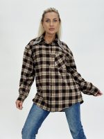 Cămașă în carouri cu guler accesorizat - imagine 2