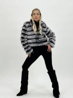 Jachetă scurtă din blană - imagine 12