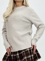 Pulover tricotat cu lurex - imagine 3