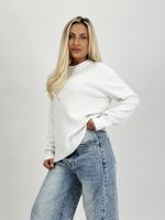 Pulover tricotat cu lurex - imagine 7