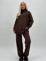 Set din tricot helancă și pantalon - imagine 25