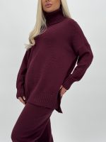 Set din tricot helancă și pantalon - imagine 23