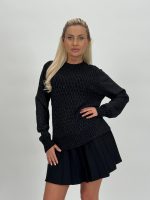 Pulover tricotat cu lurex - imagine 23