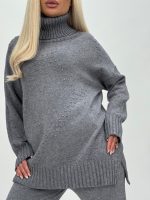 Set din tricot helancă și pantalon - imagine 16