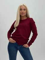 Pulover din tricot cu ștrasuri - imagine 17