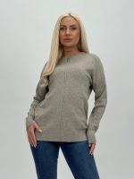 Pulover din tricot cu 3 nasturi