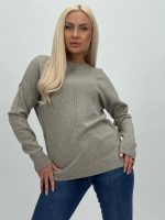 Pulover din tricot cu 3 nasturi - imagine 2