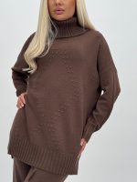 Set din tricot helancă și pantalon - imagine 31