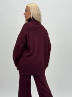 Set din tricot helancă și pantalon - imagine 24