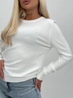Pulover din tricot cu ștrasuri - imagine 7