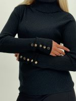 Pulover helancă cu butoni - imagine 14