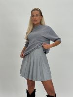 Fustă plisată cu lurex