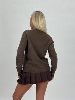 Pulover tricotat cu lurex - imagine 13