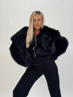 Jachetă scurtă din blană - imagine 9