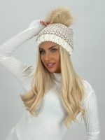 Căciulă cu ciucure din blană naturală - imagine 3