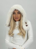 Căciulă din blană cu fildeș