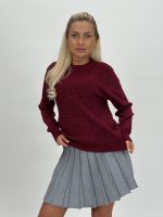 Pulover tricotat cu lurex - imagine 19