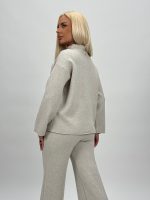 Set din tricot pulover maletă și pantalon - imagine 8