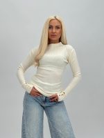 Pulover maletă cu butoni - imagine 5