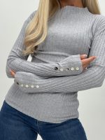 Pulover maletă cu butoni - imagine 20