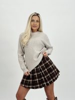 Pulover tricotat cu lurex - imagine 2