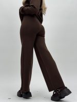 Set din tricot helancă basic și pantalon - imagine 20