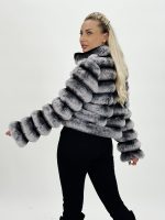 Jachetă scurtă din blană - imagine 10