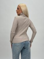 Pulover helancă cu butoni - imagine 4