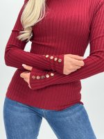 Pulover maletă cu butoni - imagine 28