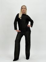 Set din tricot pulover și pantalon cu lurex - imagine 8