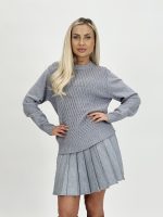 Pulover tricotat cu lurex - imagine 15