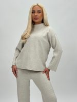 Set din tricot pulover maletă și pantalon - imagine 6