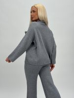 Set din tricot pulover și pantalon cu broșă - imagine 26