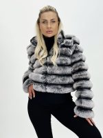 Jachetă scurtă din blană - imagine 9