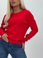 Pulover din tricot cu ștrasuri - imagine 27