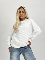 Pulover tricotat cu lurex - imagine 6